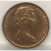 AUSTRALIA 1966 . ONE 1 CENT COIN . VARIETY . BLUNT WHISKER